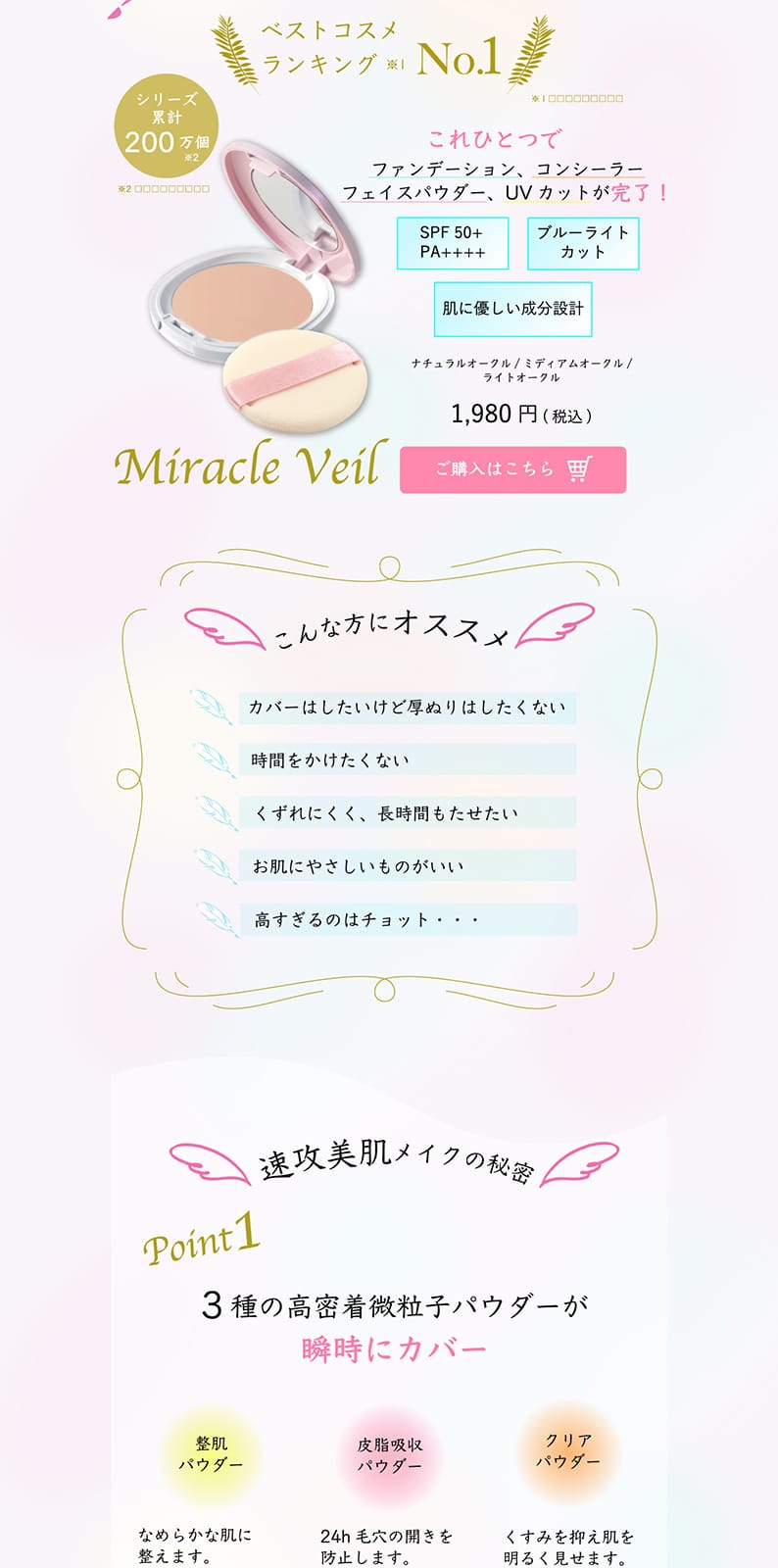制作例 Miracle Veil